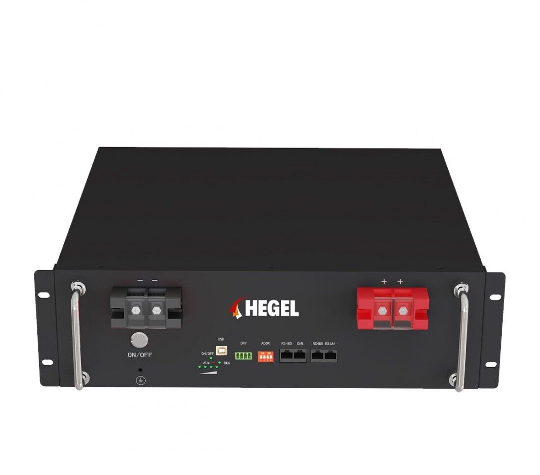 Hegel 5kW LiFePO4 51.2V 100Ah Kaset Tipi 1C Deşarj - Lityum AkÜ